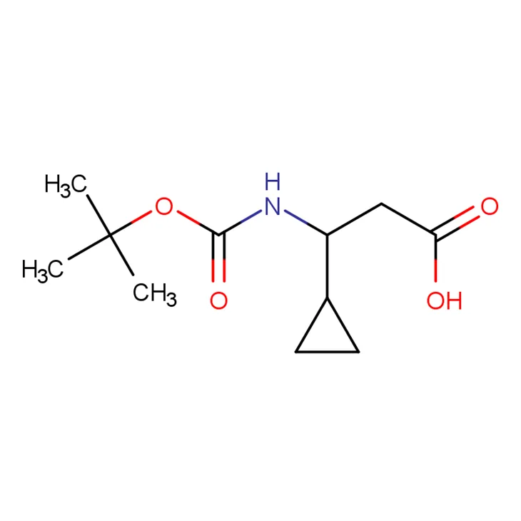 3-((tert-butoksykarbonyl)amino)-3-cyklopropylpropansyre CAS 683218-80-6